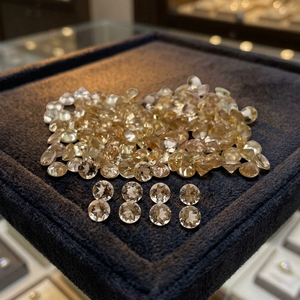 FF JEWELLERS Morganite Orange Taille Brillant Pierre Précieuse Libre Faite à la Main Qualité AAA Effet de Couleur et de Feu Vérifié 2x3mm Afrique - Product Image 2