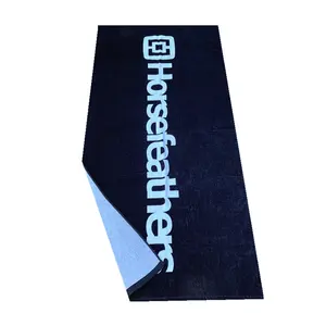 100% Cotton Custom Printed Beach Towel with Logo