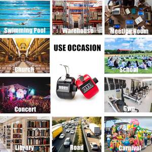 Contador manual de ABS de 4 dígitos 2025, contador mecánico de Golf Clicker, contador de números de vuelta, accesorios de mano - Product Image 6