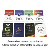 Tarjeta NFC de PVC Personalizada para Reseñas de Google para Restaurantes, Tiendas y Negocios, Toque para Resentar