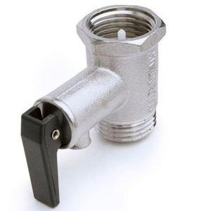 Válvula de seguridad manual 1/2 MF con palanca para medios de agua, aceite y gas - Product Image 4