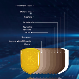 5g <span class=keywords><strong>Anti</strong></span> Radiation Autocollants Shungite EMF Protection Autocollant EMF Blocker Quantum Shield <span class=keywords><strong>Anti</strong></span> Radiation Autocollant pour Téléphone Portable - Product Image 6