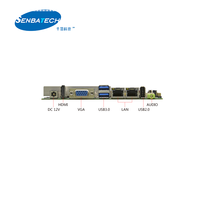 Cpu con placa base 485/422 Ddr 4 Dual Lan 4K Display 6RS232/3,5 Mini-PCIE WIFI 4G Oem Placa base integrada de pulgadas