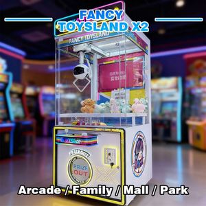 Máquina de grúas operada con monedas Fancy Toyland X2, máquina expendedora de premios de arcade, máquina automática de captura de juguetes con LED, equipo de juego con 1 año de garantía - Product Image 3