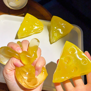 Juguete Antiestrés de Gelatina con Forma de Cuña de Queso, de Subida Lenta, Suave, para Escritorio de Oficina, Venta al por Mayor - Product Image 2