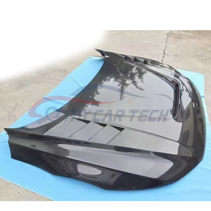 Pour VW 2019-2020 CC <span class=keywords><strong>AR</strong></span> Style capot en Fiber de carbone capot Scoop voiture moteur couverture Bodykit - Product Image 3