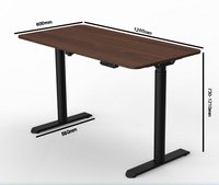 Table de bureau debout électronique avec réglage de la hauteur, table d'ordinateur automatique