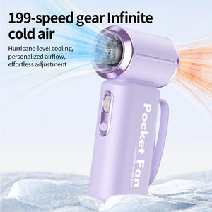 Ventilador de Bolsillo Recargable USB Súper Mini de 5000 mAh, Ventilador de Mano Pequeño y Portátil, Venta al por Mayor Directa de Fábrica, Logotipo Personalizado - Product Image 5
