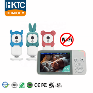 Moniteur pour bébé KT-823SR, écran IPS 3,5 pouces, reconnaissance faciale, audio bidirectionnel, vision nocturne, batterie rechargeable - Moniteur lapin - Product Image 1