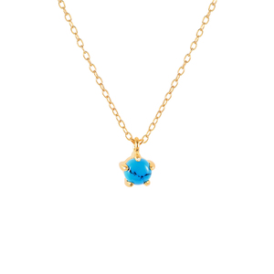 สร้อยคอเงินแท้ 925 ROXI พร้อมจี้รูปหยดน้ำประดับเทอร์ควอยซ์ - Product Image 4