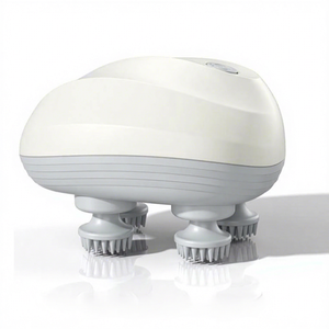 Meilleur choix : Nouveau masseur de cuir chevelu électrique vibrant et pétrissant, étanche et rechargeable, instrument de massage multifonctionnel pour usage domestique - Product Image 1