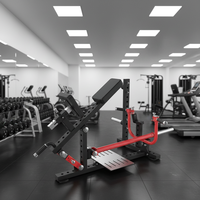 Máquina de entrenamiento de fuerza de acero para fitness comercial, máquina de entrenamiento de espalda, T-Bar Row