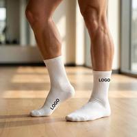 Fabricant OEM ODM de chaussettes personnalisées, chaussettes en coton côtelées pleine longueur avec logo, chaussettes pour hommes et femmes, chaussettes de sport, chaussettes décontractées, chaussettes habillées