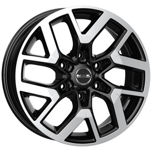 ล้ออัลลอย MAK F7590GRBM52VJ5กรวดกระจกสีดำ7 5J19 Et52 6X139 7 CB93 1ล้ออะไหล่ - Product Image 1