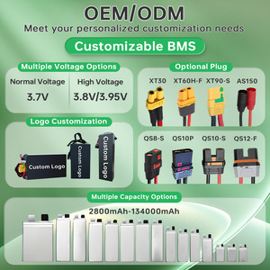 แบตเตอรี่กึ่งโซลิดสเตต 88000mah 8S 12S 18S 28S 300Wh/kg ความหนาแน่นพลังงานสูง ชาร์จเร็ว แหล่งพลังงานสำหรับโดรนอุตสาหกรรม - Product Image 2