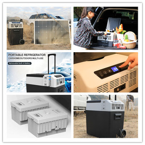 Bánh xe 30L <span class=keywords><strong>40L</strong></span> 12/24V xe tủ lạnh tủ đông xe máy hộp mát máy nén xe hộp mát cho cắm trại đường bộ - Product Image 2