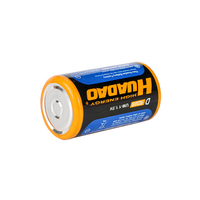 Batería de carbono de tamaño D R20, baterías de zinc de carbono de 1,5 V con aprobación CE, baterías de zinc de carbono de tamaño D de celda seca para Radio