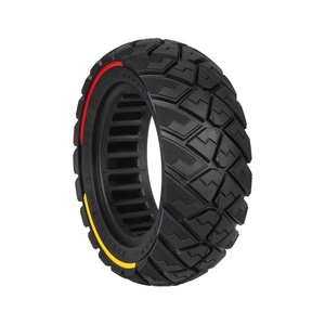 Pneus pleins tout-terrain Ulip 9*3.0-5.5 à motif diamant tricolore (2 pièces) (inclut 1 barre de levage de 25 cm) pour le nouveau Kukirin G2 Pro 2024 - Product Image 6