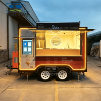 Onlywe Camions et chariots de restauration mobiles à vendre, conçus pour les collations, les hamburgers et les hot-dogs, idéaux pour les festivals et comme remorques de cuisine mobiles