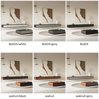 Nouveau Design 2022 Support TV Flottant Moderne Simple, Meuble Télé Murale en Bois, Vente en Gros à Prix Abordable pour Composants TV et Consoles
