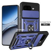 Étui de téléphone antichoc avec anneau rotatif Lichicase, nouveau modèle, pour Google Pixel 10A, coque arrière magnétique