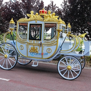 Véhicule Électrique de Transport Spécial : Chariot Électrique de Type Limousine, Style Carrosse Royal Traîné par des Chevaux, Prix d'Usine en Gros - Product Image 5