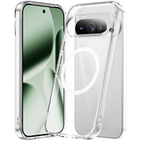 En stock – Coque de téléphone magnétique transparente et fine anti-rayures pour Google Pixel 10A – Prête à être expédiée en gros