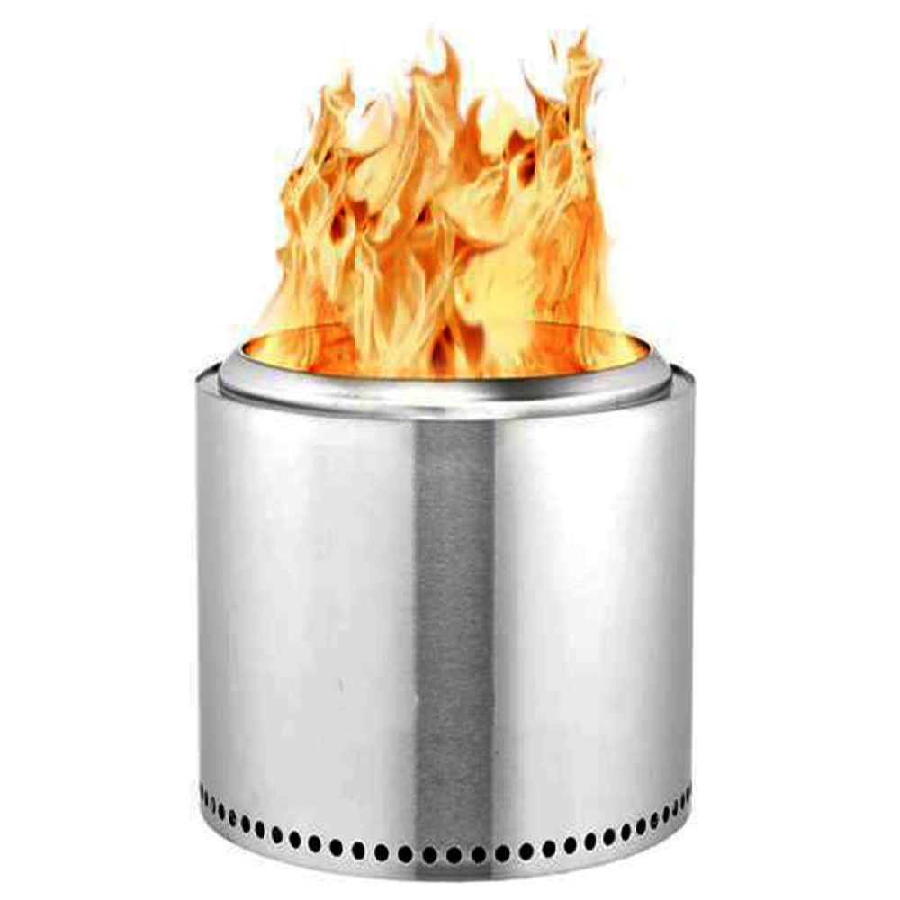 Outdoor Fire Pit Stainless Steel Portable Fire Pits for Wood Burning Stove Outdoor Camping Wood Stove