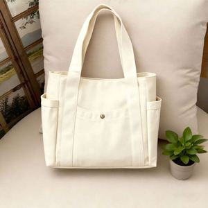 <b>Large</b> Capacity Fashionable <b>Canvas</b> Tote <b>Bags</b> for Work & Commuting Stylish Carrying Shopping <b>Bags</b> - Product Image 2