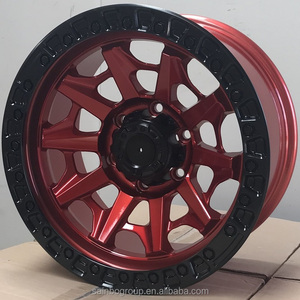 F91127 16x8.5 17x9 18x9 6x139.7 nero rosso di alta qualità Suv Pick up <span class=keywords><strong>Mags</strong></span> fuori da strada cerchi in lega - Product Image 3