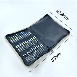 Sac de rangement pour embouts de ponceuse à ongles, pochette organisatrice à 72 trous, étui portable pour têtes de ponçage, outil de manucure et pédicure pour salon - Product Image 2