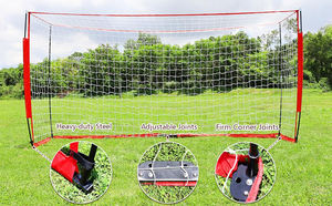 <span class=keywords><strong>Red</strong></span> <span class=keywords><strong>de</strong></span> Fútbol Portátil Tipo <span class=keywords><strong>Arco</strong></span> con Base <span class=keywords><strong>de</strong></span> Metal, Postes Verticales <span class=keywords><strong>de</strong></span> Fibra <span class=keywords><strong>de</strong></span> Vidrio Resistentes, Instalación Rápida y Fácil Plegado para Almacenamiento - Product Image 5