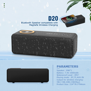 Bán buôn tùy chỉnh màu sắc IPX4 20 Wát sạc không dây loa chuyên nghiệp cho iPhone sạc - Product Image 6