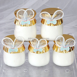 200ml Stoples Kaca Bening Klasik Bulat Ramah Lingkungan Multifungsi untuk Kemasan Permen dengan Tutup Gabus Karton Hadiah Pesta/Sekolah - Product Image 6