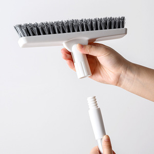 Long Handle Stiff Bristled Floor Brush Nylon For Cleaning Corners Crevices Bathroom Toilet Tile Grout - Product Image 5