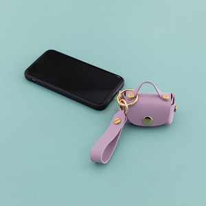 กระเป๋าใส่เหรียญหนัง PU แบบหนาสองชั้นใหม่สำหรับใส่หูฟังผู้หญิง กระเป๋าใส่เหรียญสำหรับผู้หญิง พร้อมพวงกุญแจสำหรับกระเป๋าเดินทาง รุ่น B412 - Product Image 4