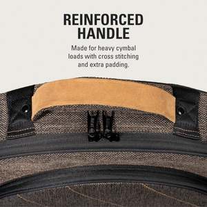 Échantillon gratuit : Étui de rangement pour instruments 20/24 pouces, étui pour sacs de cymbales, étui étanche pour gong, sac à roulettes pour tambourin - Product Image 3