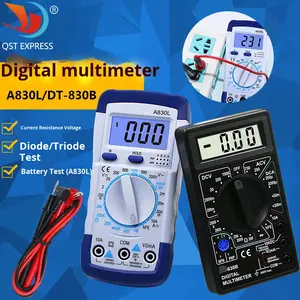 Multímetro Digital Portátil A830L DT-830B com Display LCD para Uso Doméstico - Product Image 1