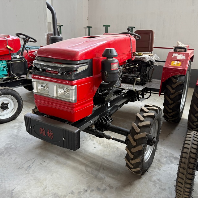 Durable Utility Single-cylinder 4WD Tractor Multi-Speed Gearbox High Productivity Rotary Agricultural Cooperatives Crop