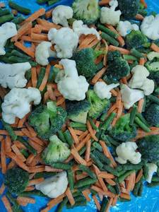 Verduras mixtas IQF Zanahorias en rodajas/<span class=keywords><strong>brocoli</strong></span>/coliflor Verduras mixtas congeladas - Product Image 5
