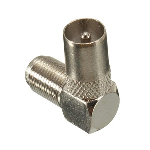Adaptateur de <span class=keywords><strong>prise</strong></span> vers câble coaxial, 90 degrés, type F, alliage d'aluminium, angle droit, connecteur de <span class=keywords><strong>prise</strong></span> d'<span class=keywords><strong>antenne</strong></span> <span class=keywords><strong>TV</strong></span> - Product Image 6