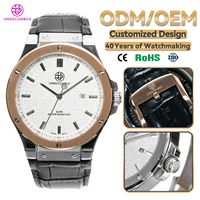Montre-bracelet unisexe classique à quartz étanche en acier inoxydable, marque privée OEM, logo personnalisé, vente en gros, pour couple, Undecember