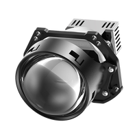 VAHID Lentille de projecteur universelle Bi-LED 78W 7900LM 6000K pour phare, mise à niveau des feux de route et de croisement