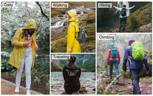 Al Aire Libre personalizado sola persona Scooter lluvia Poncho capa <span class=keywords><strong>chaqueta</strong></span> impermeable para motociclistas - Product Image 6