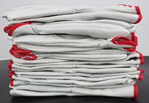 ถุงมือทํางานหนัง Cowhide ทนทานสําหรับงานหนักถุงมือขับรถป้องกันการตัดรถบรรทุกขับรถคลังสินค้าสวนมีขนาด XL XS - Product Image 5