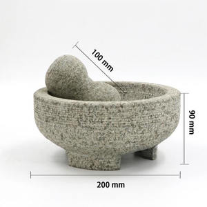 <span class=keywords><strong>Molcajete</strong></span> de granito, mortero y caballete - Product Image 5