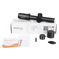 Lunette de visée compacte OEM ODM HD 1.2-6X24 FFP avec réticule gravé R/G illuminé, verre anti-reflet, verrouillage et réinitialisation, pour la chasse