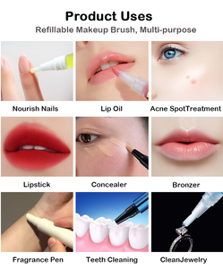 पारदर्शी अनुप्रयोग पलक वृद्धि तरल कॉस्मेटिक क्लिक पेन कंटेनर दांत कॉस्मेटिक मोड़ पेन कंटेनर दांत कॉस्मेटिक मोड़ पेन ब्रश - Product Image 6