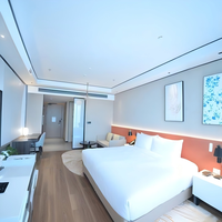 Ensemble complet de meubles de chambre à coucher sur mesure en gros, pour lits simples, doubles, queen et king size, pour hôtels modernes 5 étoiles