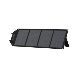 工厂热卖20w 30w 40w 60w 100w 120w 200w 12v便携式单声道折叠太阳能电池板套件